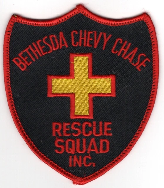 BETHESDA CHEVY CHASE Fire Rescue Station Department Company Patch