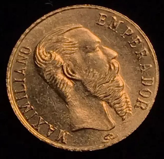 Mexico 1865 - B Gold Fantasy Token Mexico 1865 - B Gold Fantasy Token