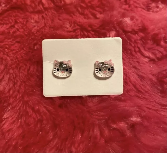 Mini Hello Kitty Kawaii Stud Earrings