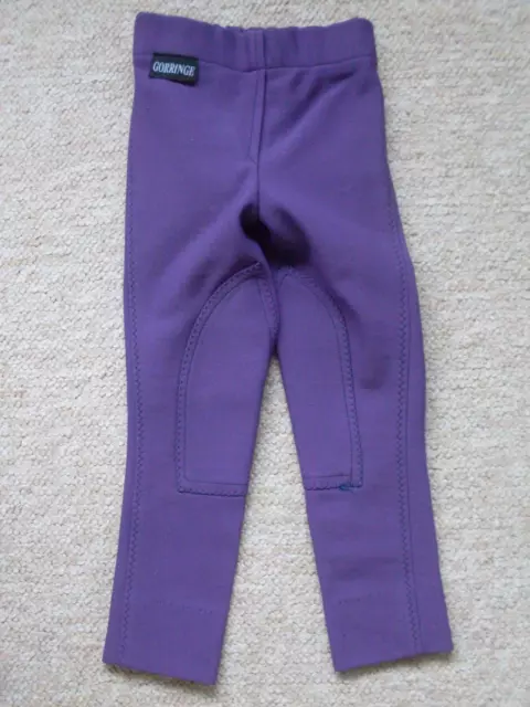 GIRLS JODHPURS, AGE 2 / 3 yrs+,"GORRINGE" PURPLE STRETCH, EX.COND.