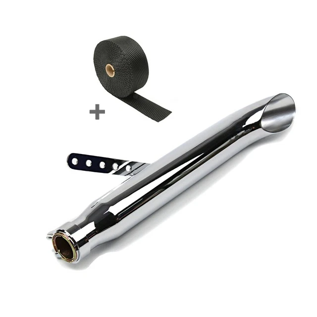 Silencieux D'échappement Neuf Pour Honda Shadow VT 750 Et VT 400 - Couleur Argenté, Garantie 1 An