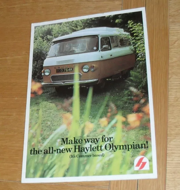 Dodge Commer Haylett Olympian Motorhome Brochure 1972-1973