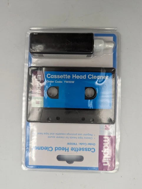 Limpiador de cabezales de casete vintage Maplin sin abrir