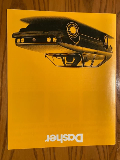 1980 Volkswagen VW Dasher Sales Brochure - 16 pages - #W64-350-6011 - Nice Cond!