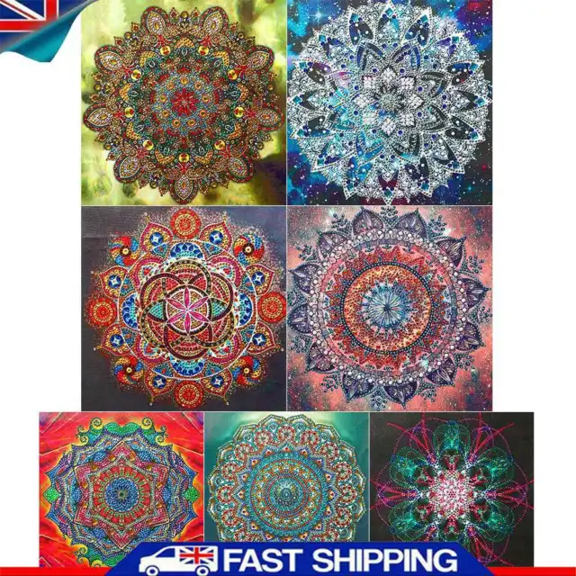 5D DIY Partial Special Shaped Drill Diamond Painting Mandala Mosaic Kit Craft ✅