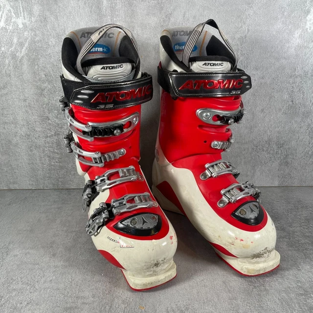 Atomic B Tech Series 90 Ski Boots Red High-Performance Mens Size UK 8 EU 40