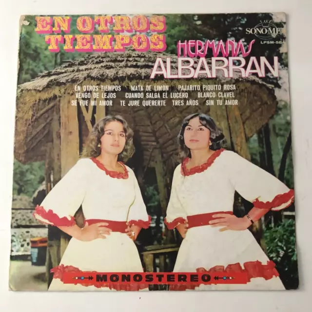 Hermanas Albarran, En Otros Tiempos, 1973 Mexican LP Album, Norteñas, Mild Cover