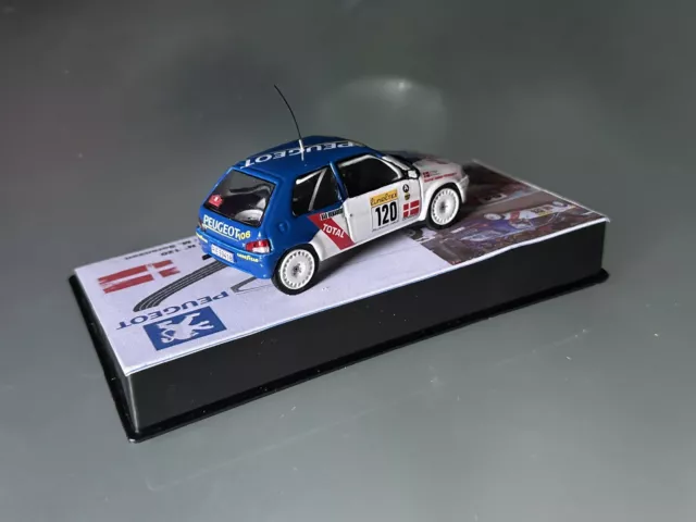 New  1 43 Peugeot 106 Rally N° 120 Rally  Wrc Monte Carlo 1996 2