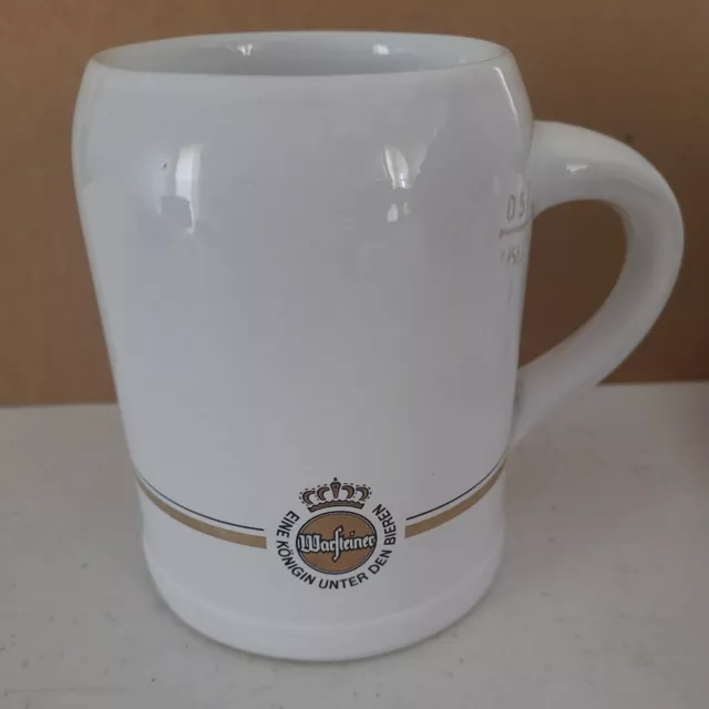 Vintage German Beer Mug Stein Stone Ware 0.5 L Warsteiner