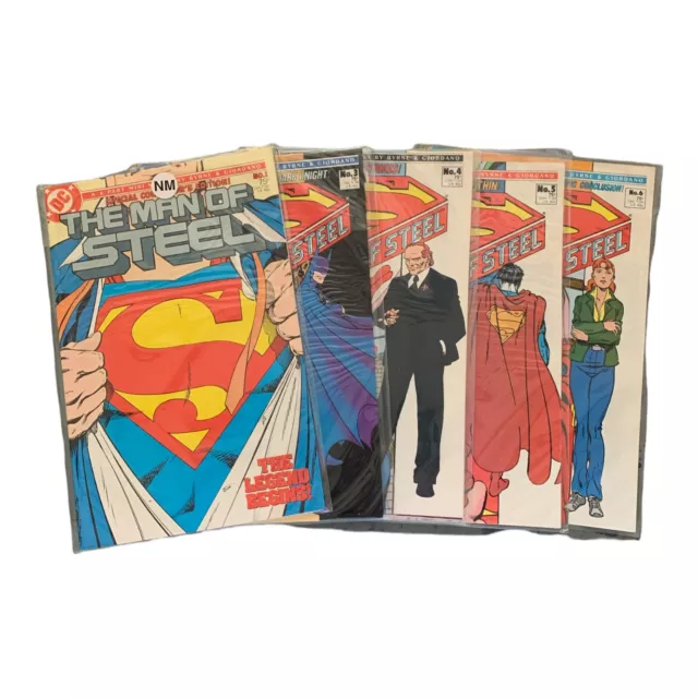 DC Comic Books The Man of Steel: 6 Part Mini Series ~ Missing 1 Issue