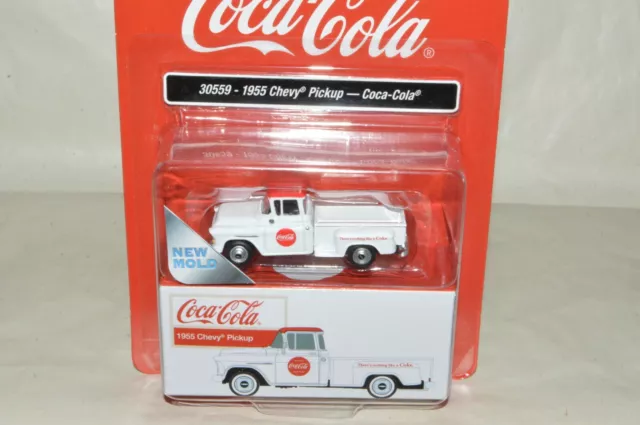 Ho Maßstab Classic Metal Works Koks Coca-Cola Soda Pickup Lkw Chevy 1955