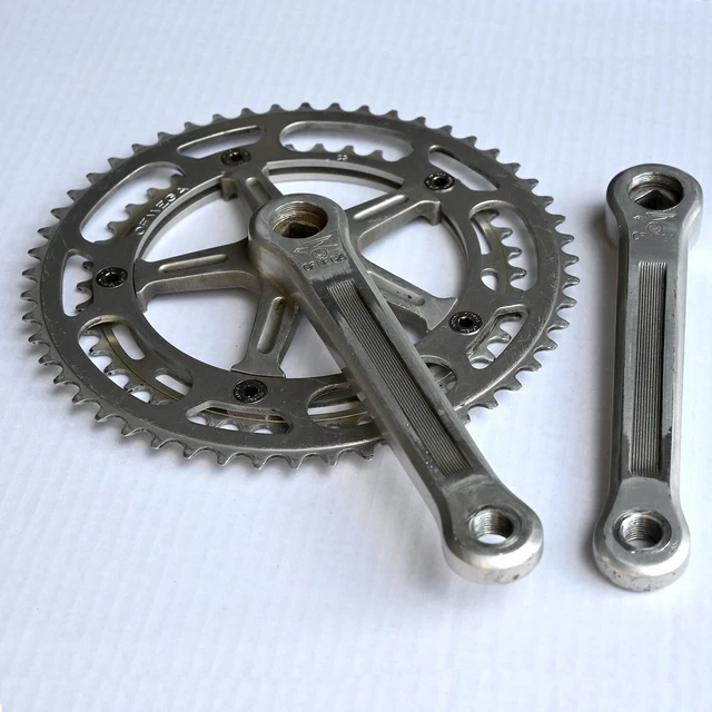 VINTAGE OFMEGA SUPER Competizione Road Bike Crankset 52 x 42 Super