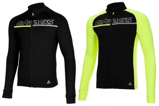 AIRTRACKS Thermique Maillot Manches Longues PRO TEAM / Maillot/Bikeshirt/S-XXXL