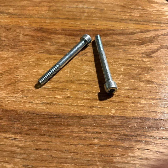 2 IKEA SCREWS for IKEA Galant Desk Frame Part 110658 Long Pin