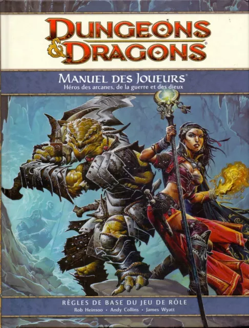 Jdr Rpg Jeu De Role / D&D 4 / Dungeons Et Dragons 4 Manuel Des Joueurs