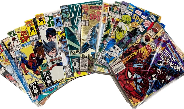 Vintage MARVEL Comic Book Lot! Spider-Man, X-Men, Venom, Punisher GOOD CONDITION