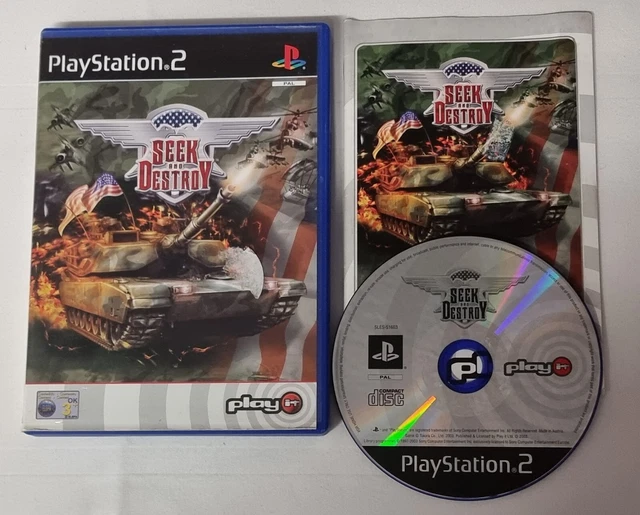 Seek and Destroy ~ PlayStation 2 (PS2) ~ PAL ~ COMPLETE.