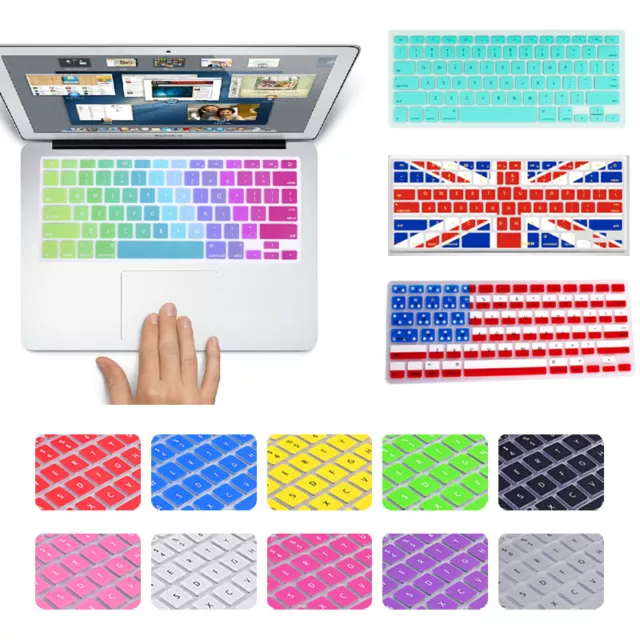 16 Desgin Keyboard Cover Skin For Macbook Air 11 13 / Pro 13 14 15 16