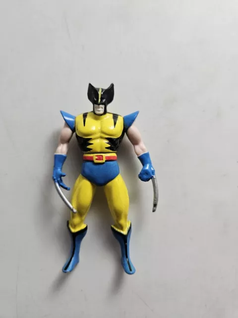 Toy Biz Marvel Heavy Metal Heroes Die Cast Metal Wolverine Poseable Figure