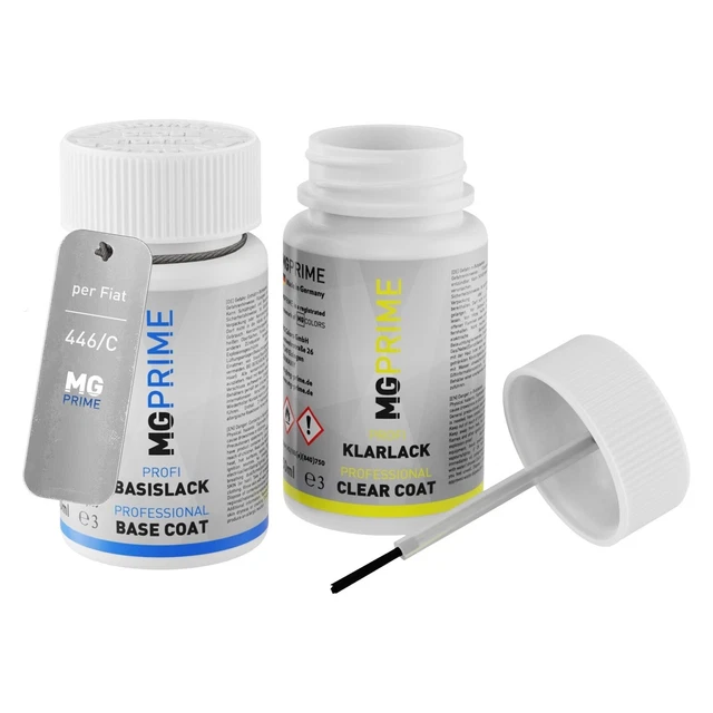 Kit stilo di ritocco per Fiat 446 C Grigio Colosseo Metallic 2 x 50ml