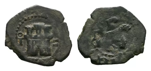 Linnartz SPANIEN Felipe III. 2 Maravedis 16 Toledo Sehr schön- 3