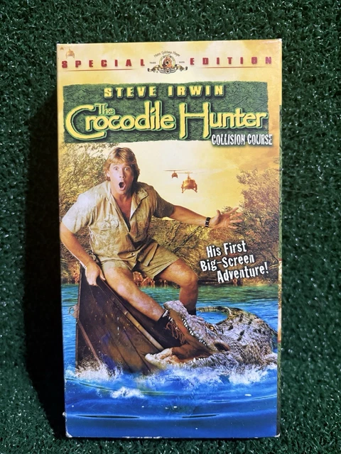STEVE IRWIN VHS 1996 Movie The Crocodile Hunter Collision Course 2002 ...