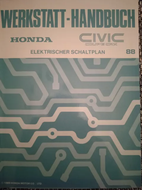 Werkstatt - Handbuch für Honda CIVIC COUPE  CRX