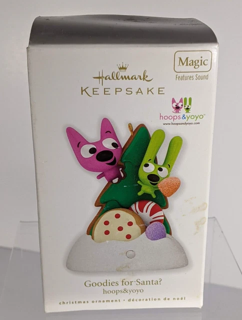 Hallmark Ornament HOOPS AND YOYO Goodies For Santa Christmas 2010 NOS NEW