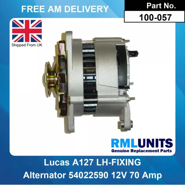 Alternator For Ford Lucas Type A127 12V 70 Amp LH-FIXING