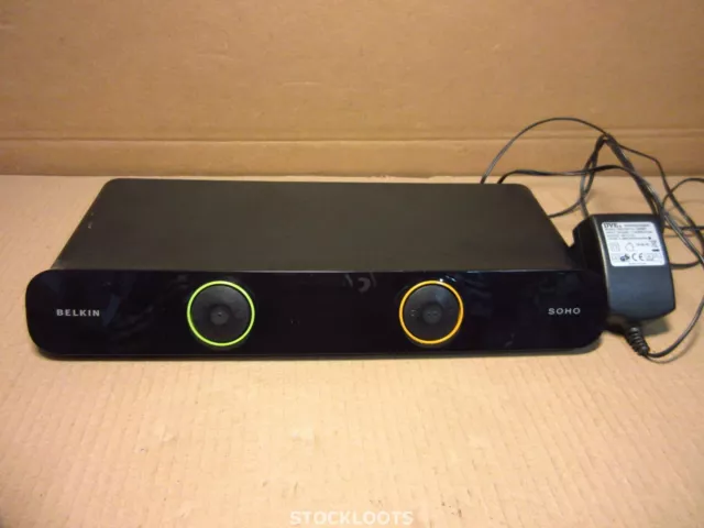Belkin F1DS102J KVM Switch 2-Port 2048x1536 VGA and PS/2 USB with Audio INCL PSU