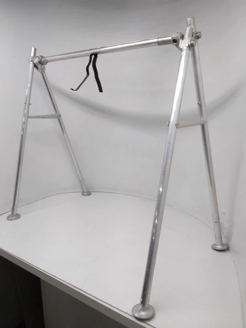 Junkin Safety Appl. Co. Collapsible Aluminum Sign Holder/Sawhorse