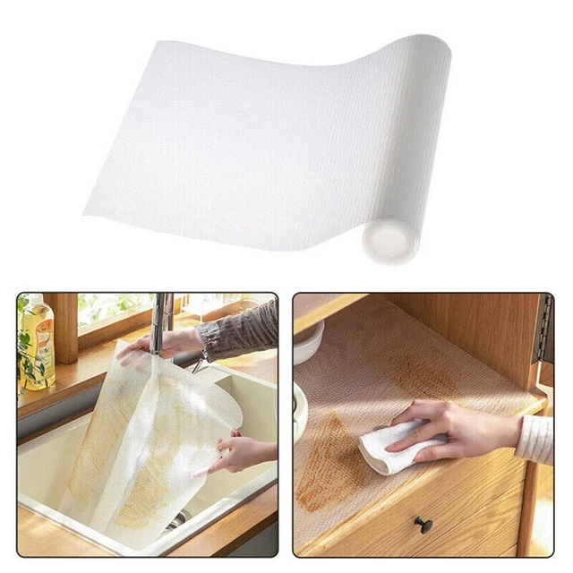 Tappetino antiscivolo cucina design strutturato fodera EVA senza BPA per armadio e cassetto