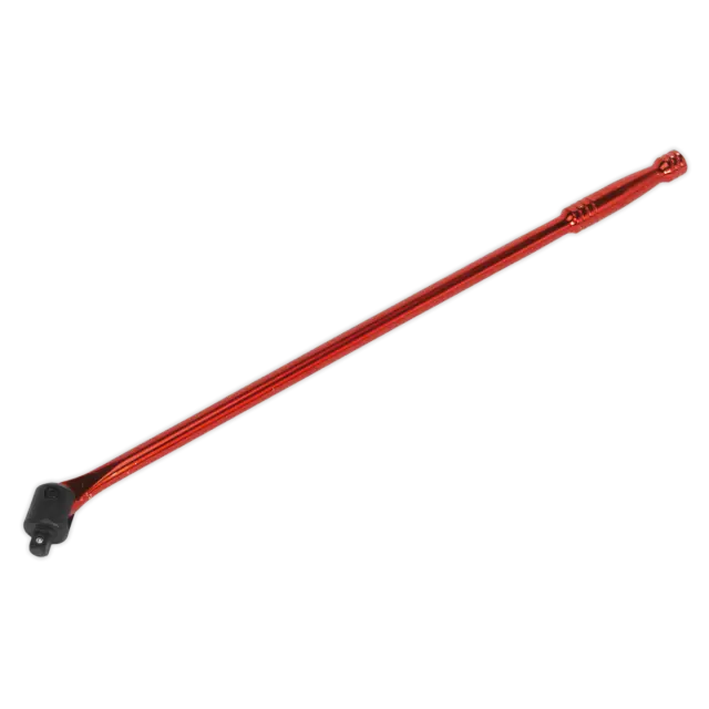 BRIGHT RED SHINY POWER BREAKER BAR 1/2 DRIVE 600mm LONG 24" CHROME VANADIUM