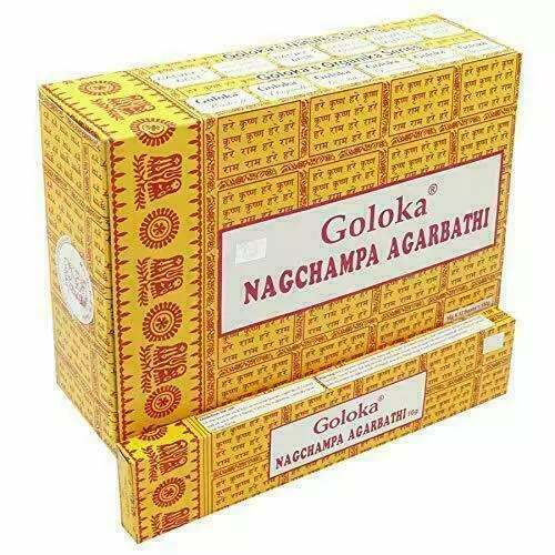 GOLOKA Nag Champa Masala Bâtonnets d'encens roulés Parfum Masala AGARBATTI...