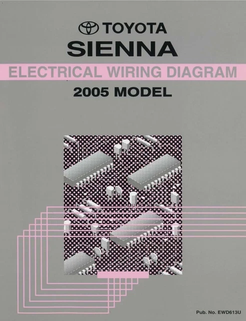 2000 DIAGRAMMES DE câblage Toyota Sienna schémas de mise en page usine