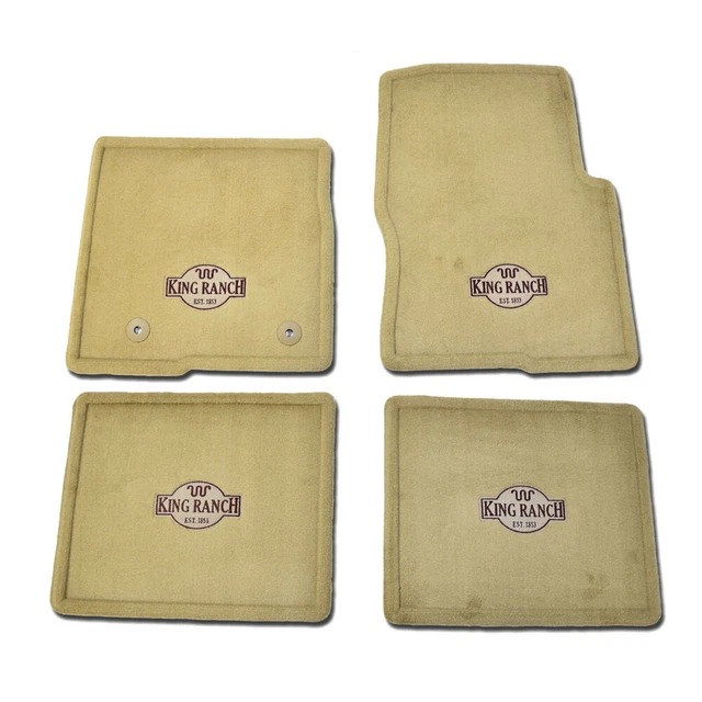 OEM NEW 20112014 Ford F150 King Ranch Logo Tan Adobe Carpet Floor