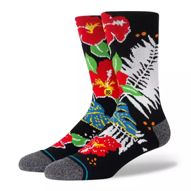 Stance "Jeronimo" INFIKNIT Crew Socks (Black) Men's Graphic Print Sock