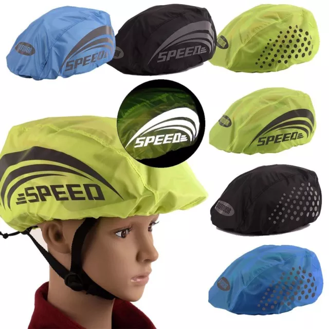 Radfahren Reithelm-Abdeckung Mit reflektieren dem Streifen Helm Regenschutz