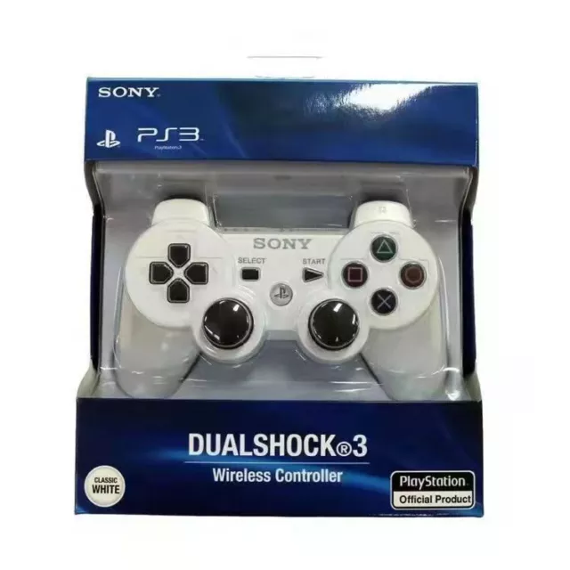 PS3 Black and White Playstation 3 Bluetooth Wireless Dualshock 3 for SONY