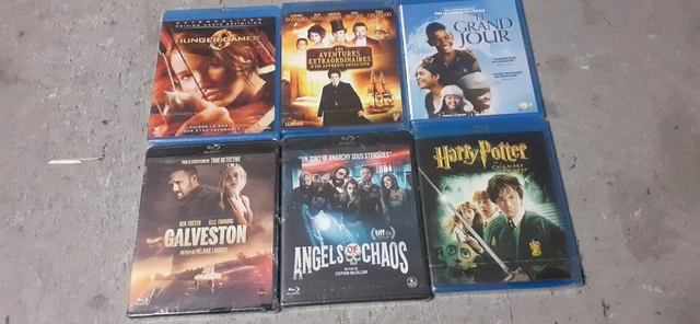 LOT.BLU-RAY.DVD. NEUF. HARRY.POTTER+CALVESTON+ANGELS of CHAOS+HUNGER.GAMES+
