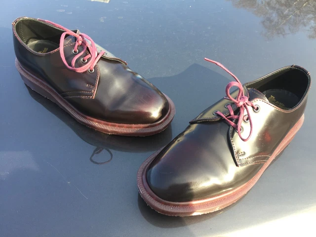 Scarpe Dr Martens Torriano merlot pelle lucida UK 3 EU 36 Made in England