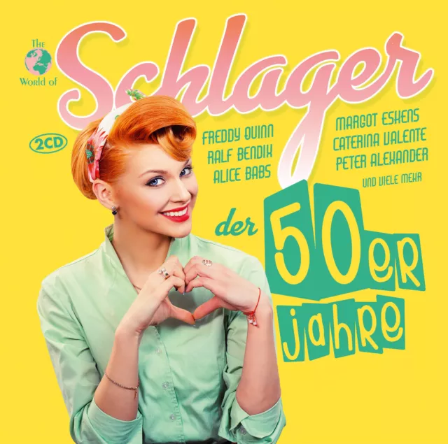 CD Schlager Le 50er Années D'Artistes Divers 2CDs
