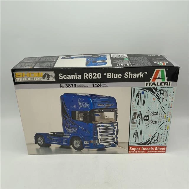 Scania R620 Model ITALERI SCANIA R620 Blue Shark Model Show Truck Kit No. 3873 1:24 £17. ...
