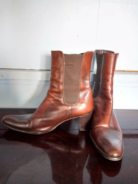 Magnifique Paire de Bottines en cuir Marron - MURATTI - Pointure 37,5
