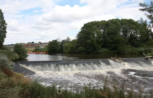 Photo 6x4 The weir at Diglis Worcester The weir was built across the rive c2010