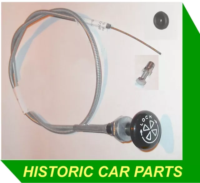 AUSTIN HEALEY Sprite Mk 2 RHD 1098 1964–66 - CHOKE CABLE, WIRE CLAMP & GROMMET