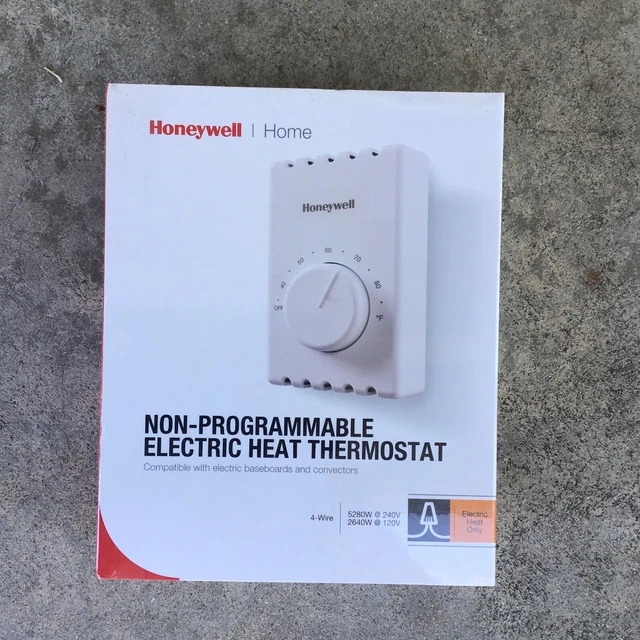 SEALED HONEYWELL HOME CT410B Non Programmable Electric Heat Thermostat