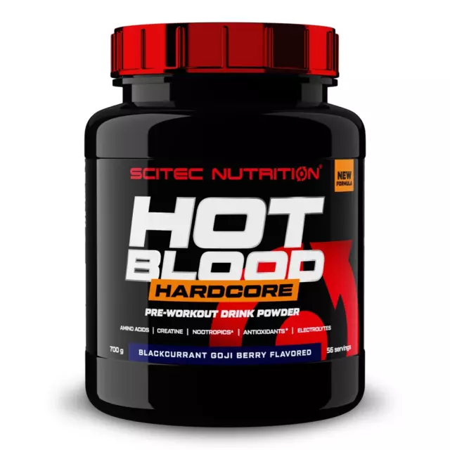 HOT BLOOD HARDCORE Scitec Nutrition 700 g Guarana