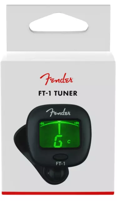 Fender FT-1 Pro Clip-On Chromatic Tuner for Guitar, Bass, Violin, Ukulele NEW