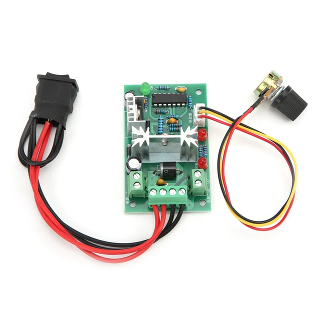 DC MOTOR SPEED Control Module PWM Adjustable Switch CW CCW Controller ...